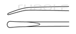 RU 8836-06T / Micro-Dissettore Rhoton, A Forma Di Spatola, Ti, Fig. 8,19 cm, 2 mm