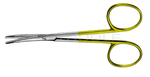 RU 2463-11M / Strabismus Scissors, Cvd., Sc,Tc 11,5 cm - 4 1/2"