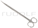 RU 2497-22HP / Dissecting Scissors Strully, Probe- Pointed, 22 cm - 8 3/4", High Polished