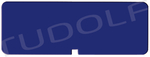 CS950-052 / Placa Metálica Azul Sin Inscripción Para Contenedores
