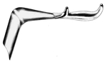 RU 7081-01 / Espéculo Vaginal Doyen, Fig. 1, 55x45 mm 24 cm, Ligeramente Cóncavo
