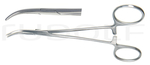 RU 3205-34 / Hemostatic Forceps Micro-Adson, Sl. Cvd., 14 cm, 5 1/2"