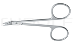 RU 2455-10 / Delicate Scissors Graefe, Angled, 10.5 cm - 4 1/4"
