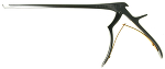 RU 6468-54 / Rongeur Kerrison, Cutting Upwards 40° Standard, Thin Foot Plate, 23cm
, 9", 4mm
