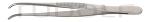 RU 4011-13 / Pinza De Disección Estandar, Curva, Estrecha, 13 cm